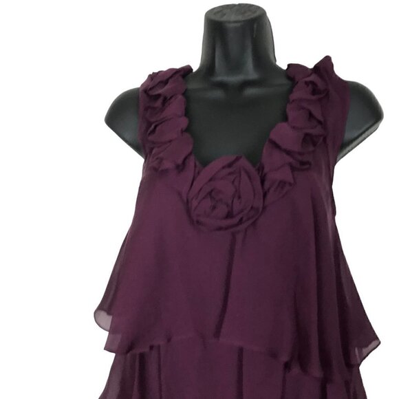 Rebecca Taylor Beautiful 100% Silk Vintage Dress Size 0 - Picture 2 of 6